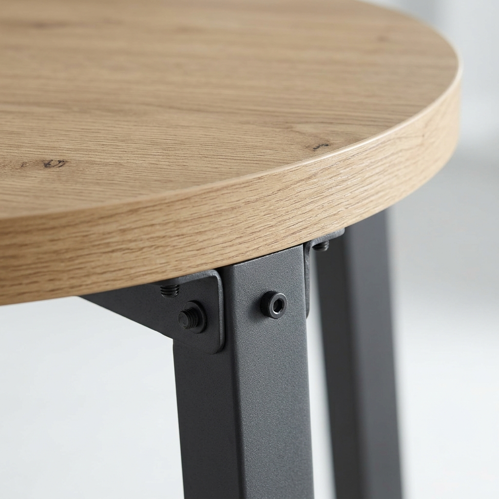 Quenzia Round Pedestal Dining Table for 4 - Image 2