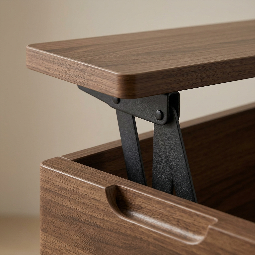 Quenzia Lift-Top Storage Coffee Table with Hidden Compartment - Image 2